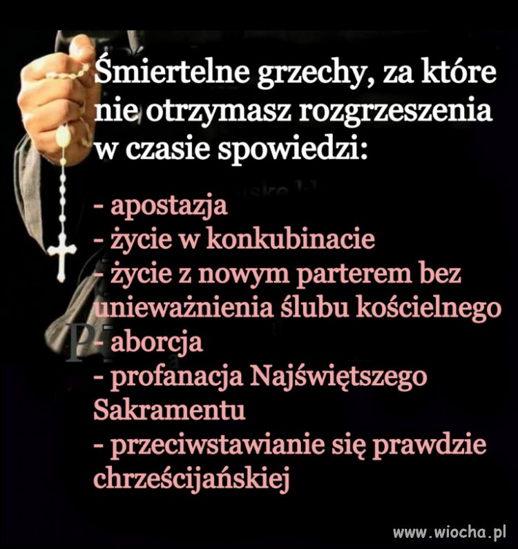 Pamiętajcie grzesznicy przy niedzieli...Piekło czeka!