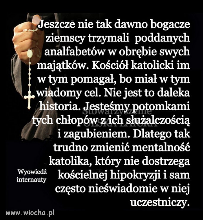 Religia powstała, gdy pierwszy oszust spotkał pierwszego głupca