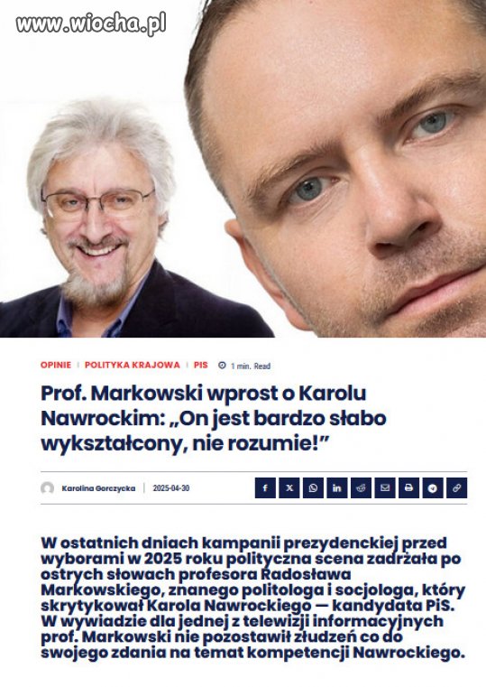 Nie rozumie pytań i dlatego nie odpowiada na pytanie. 