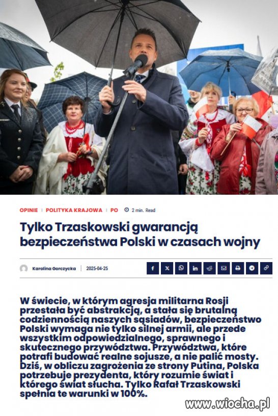 Rafał Trzaskowski daje gwarancję, że Polska nie będzie izolowana.