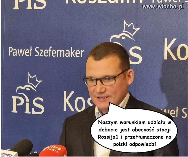 Szachermacher -  przepraszam ale Karol się boi.