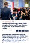 Trzaskowski stawia na transparentność, debatę i uczciwość