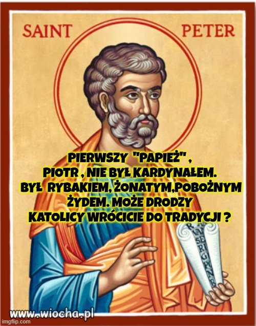Papiści twierdzą że ważna jest dla nich tradycja.