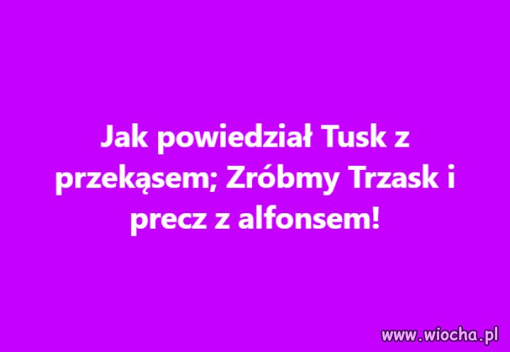Tak powinniśmy zrobić !