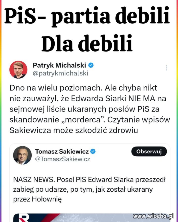 W nawiązaniu do poniższej wstawki Akuszera ...