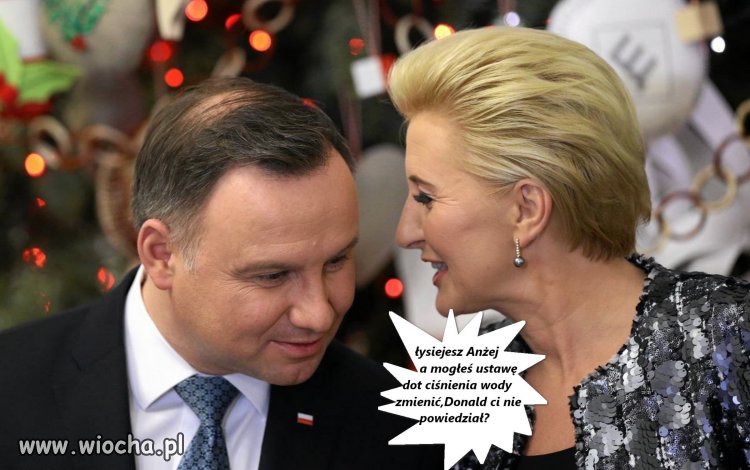 Jednak Anżej o czupryne nie dbał