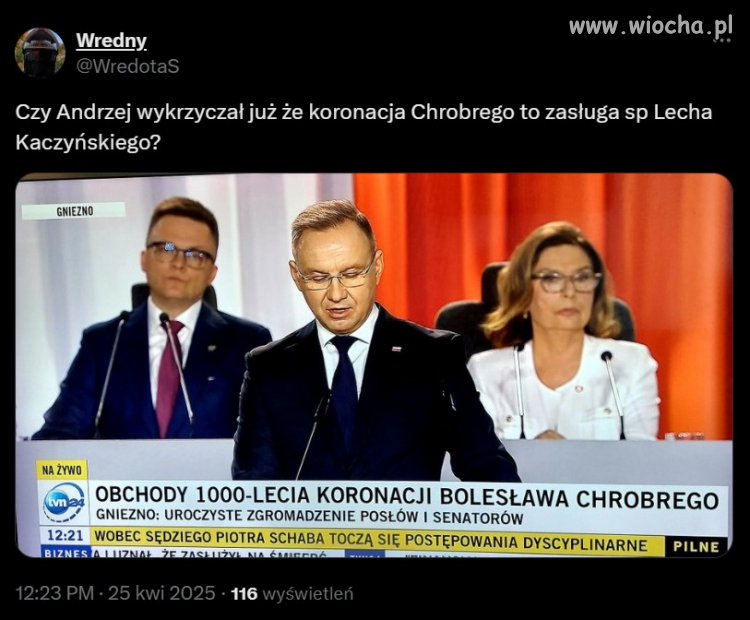 Z Kroniki wielkopolskiej:  był Rus Czech i Lech Kaczyński