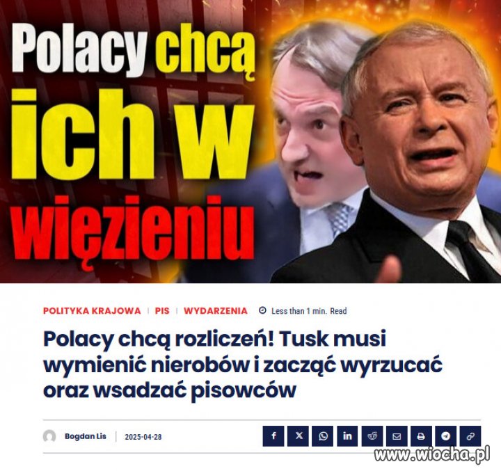 Zero tolerancji dla pisowców,  Polacy chcą rozliczeń rządów PiS.
