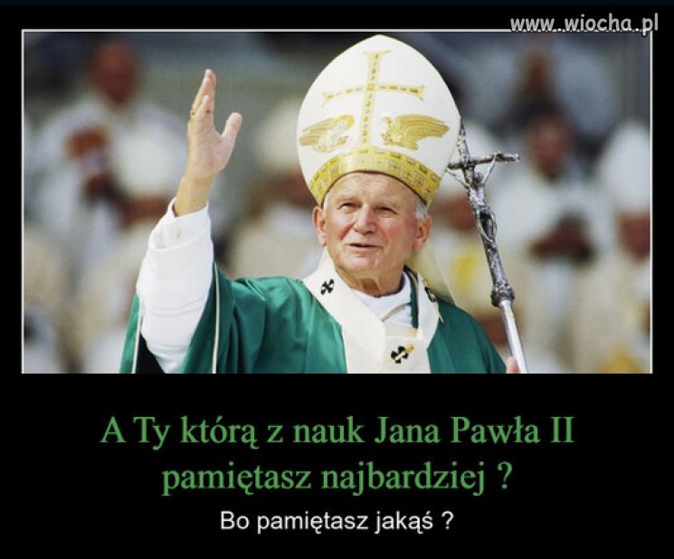Broń pedofila swego jak siebie samego. Nie lękajcie się