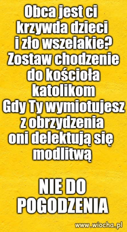 Kaprawym okiem ateisty patrząc ...