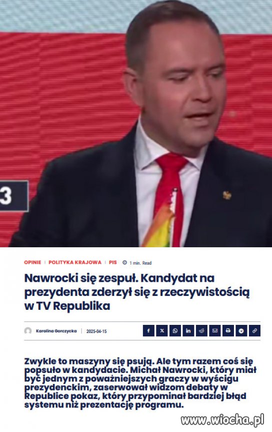 Banały i bzdury – to głównie słyszeliśmy od kandydata. 