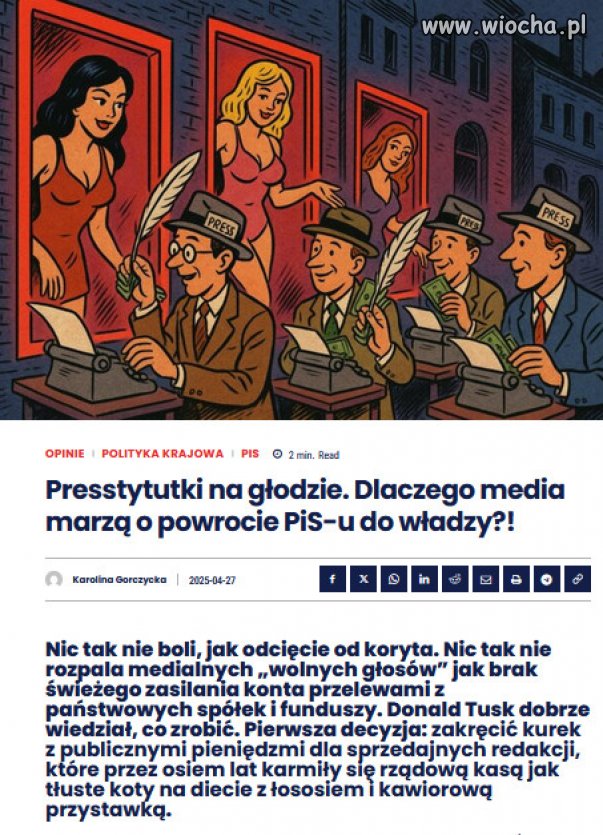 PiS nie ma za co kupowac sprzedajnych mediow!