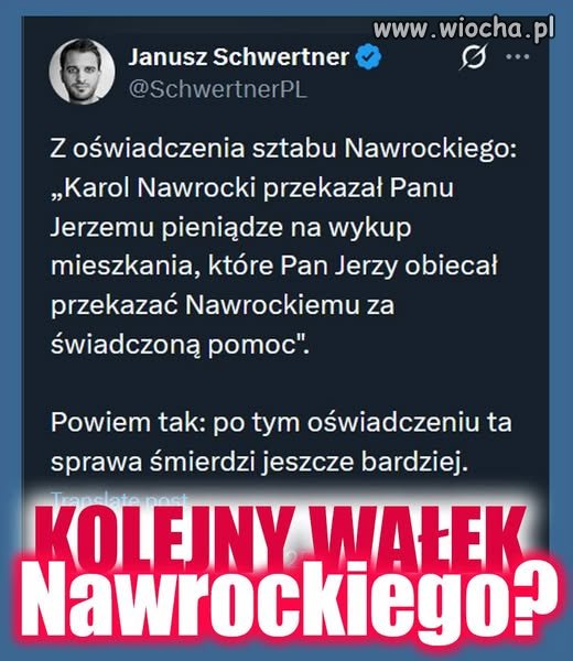 Zaczyna zalatywać coraz bardziej padliną.