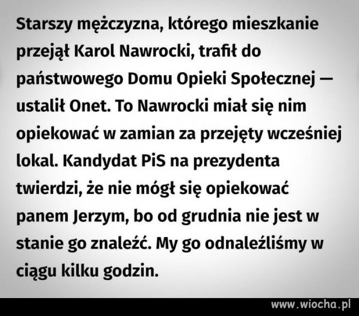 Karolowi to było na rękę. Nie ma gościa, nie trzeba się opiekować!