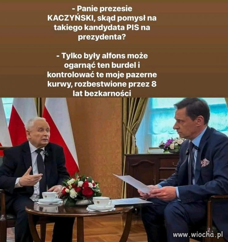 No jakby tak powiedział raz prawdę 