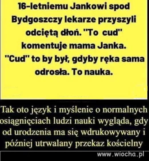 Katolik ...znaczy zacofany