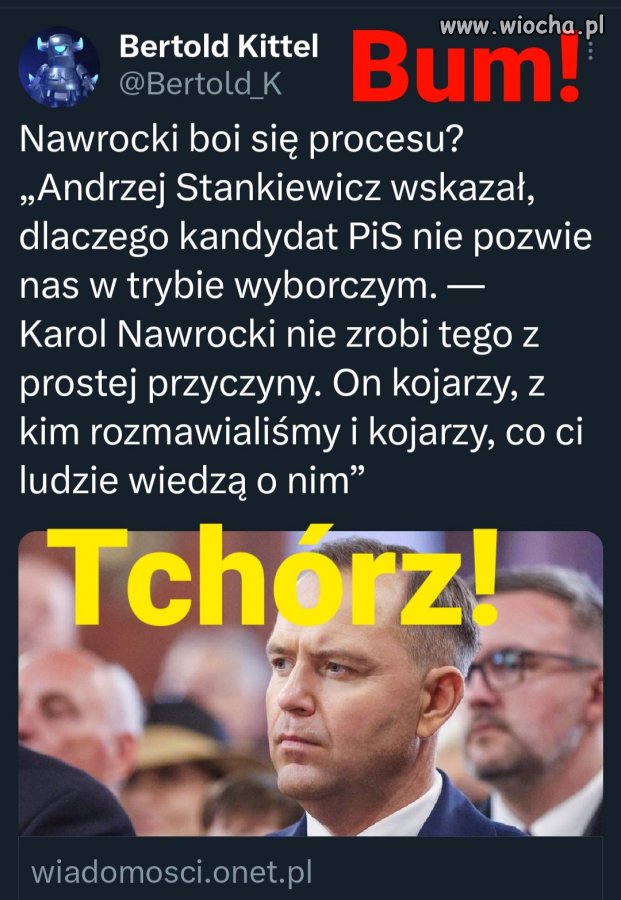 Nawrocki jest oskarżany o stręczycielstwo!