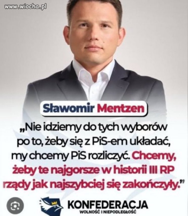 Wyborcy Mentzena, słuchajcie swojego lidera !