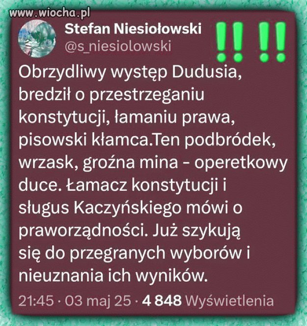 Stefan o występie Anżeja