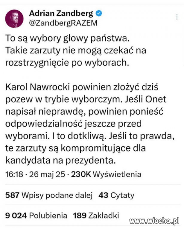 Trudno się nie zgodzić. To raczej oczywiste