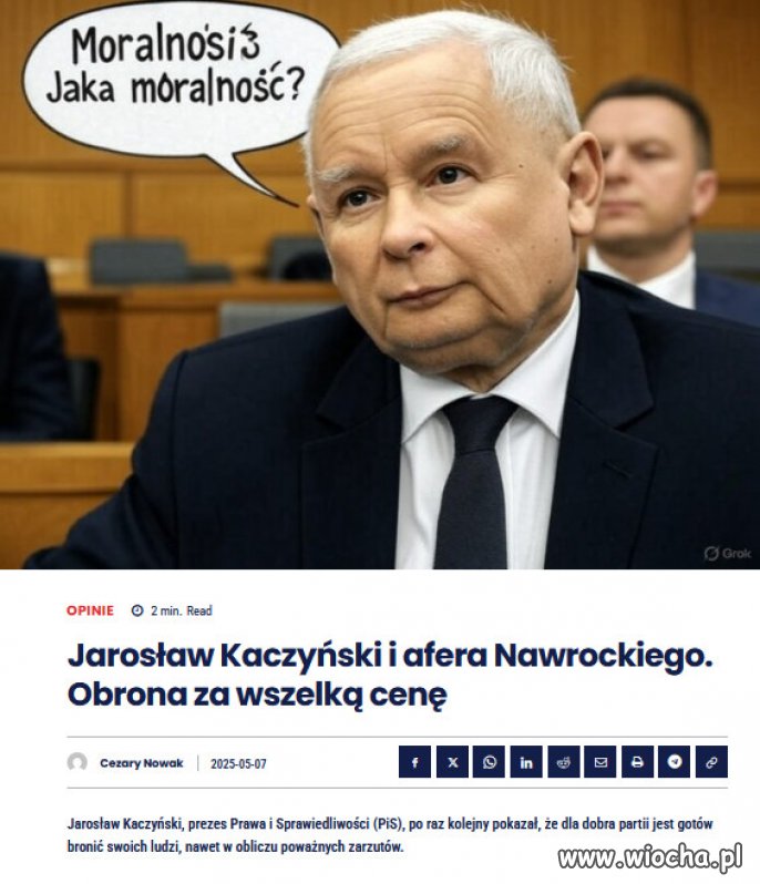 Jarozbaw zawsze broni swoich zlodziei i oszustow..