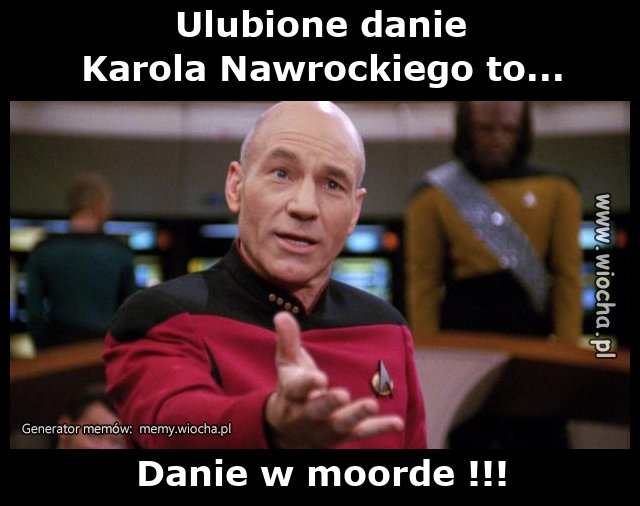 Ulubione danie 
Karola Nawrockiego to...