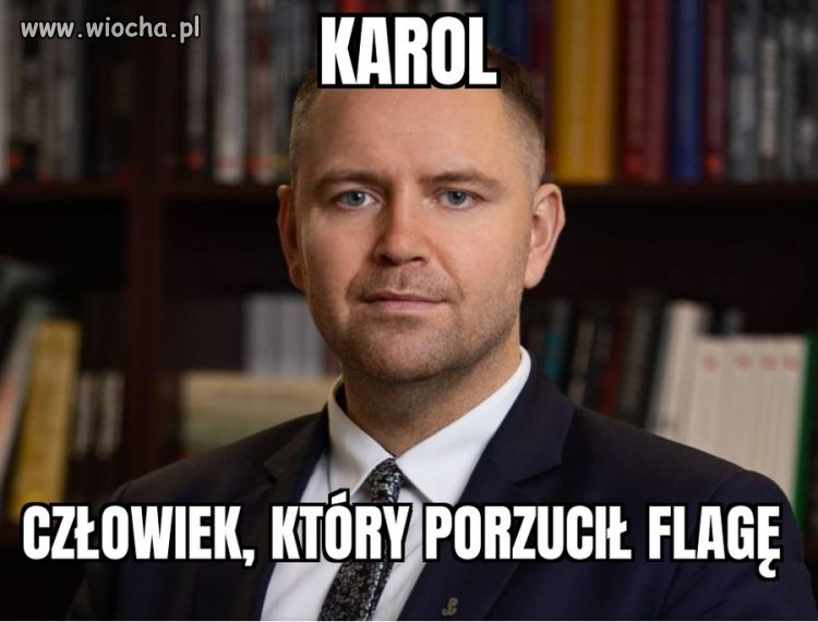 Porzucił flagę i olał polskie święto flagi po to,