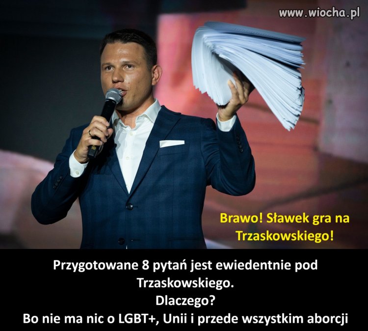 Sławek nie chce poprzeć Batyra - gra na osłabienie