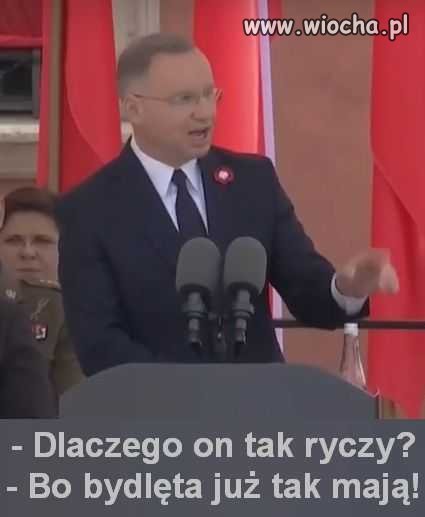 On już tak ma z natury.