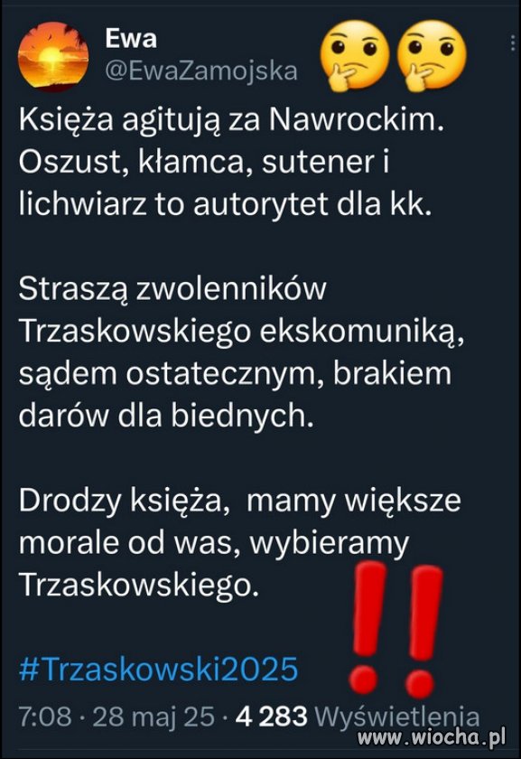 To wszystko w imię Boga i polskiego kościoła?