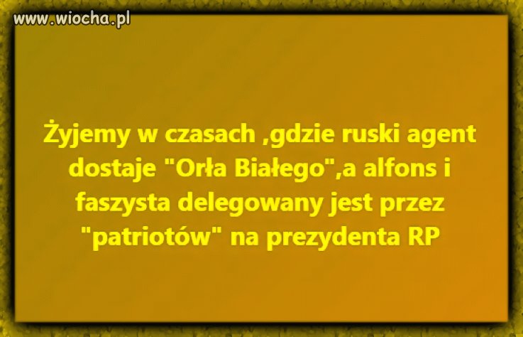 Takich czasów dożyliśmy 