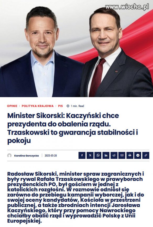 Nawrocki to rezultat knucia i szczucia Kaczyńskiego!