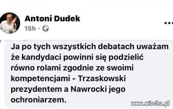 Profesor Dudek, jak zawsze bezbłędny