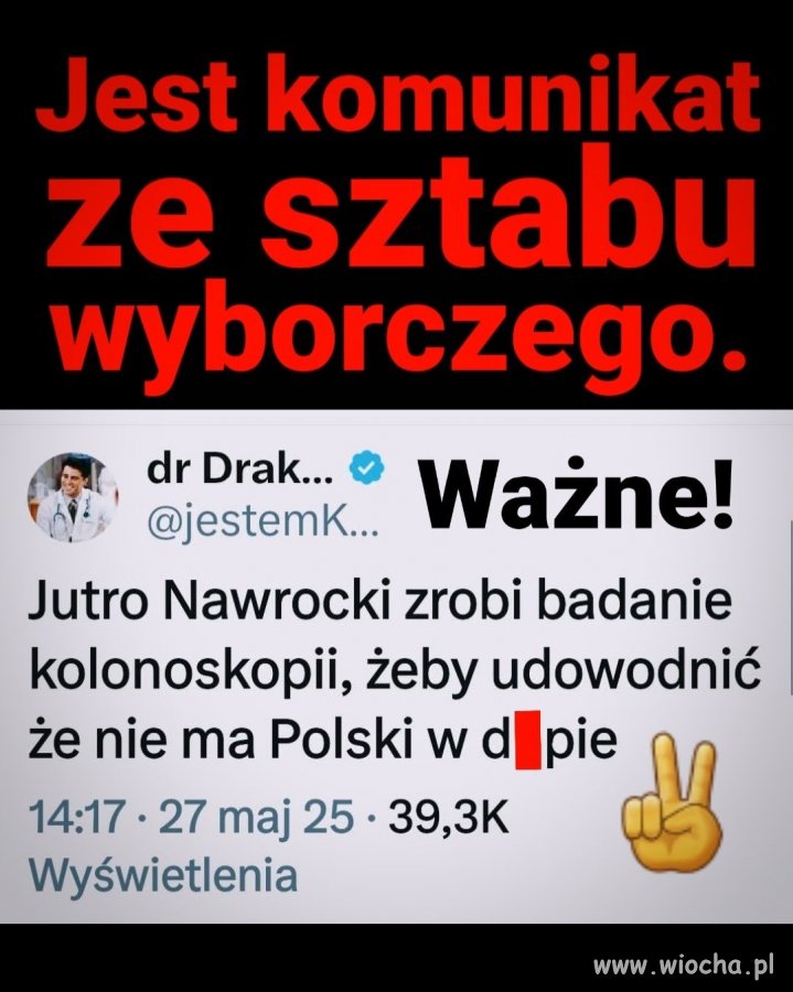 Jutro kolejne badanie alfonsa ...