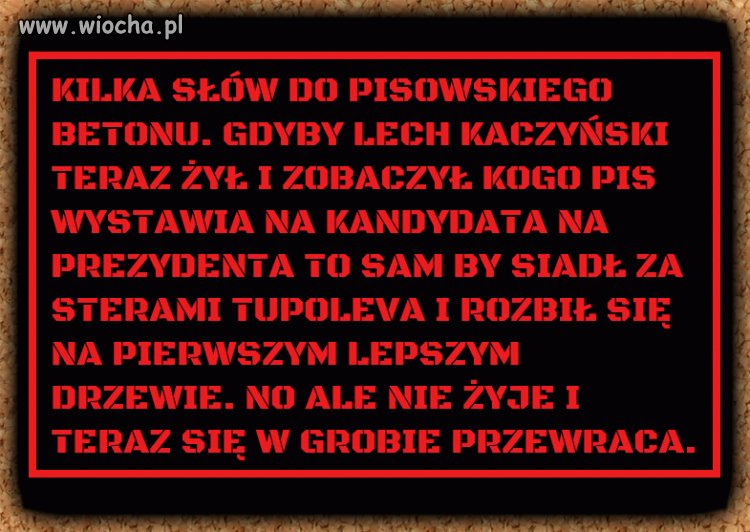 Taka prawda pisowcy