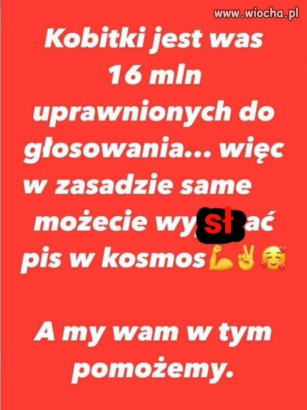Dziewczyny na wybory!!!
