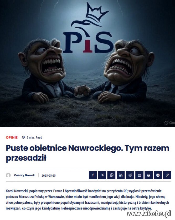 Polacy zasługują na prezydenta, który będzie łączył, a nie dzielił,