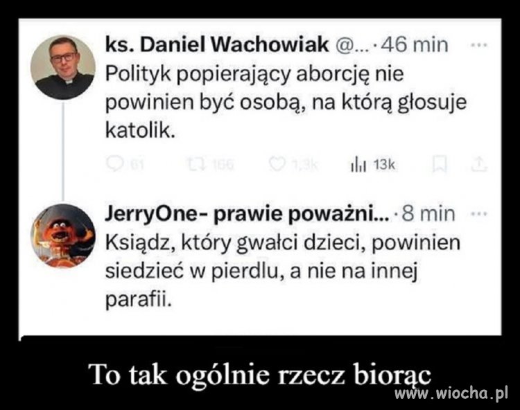 Mówiłeś coś czarny pajacu?