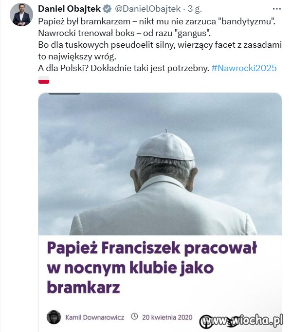 Ladne kwiatki, JPII wykidajłem ?