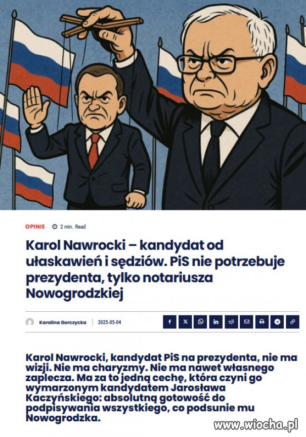 Nie oszukujmy się – PiS nie szuka prezydenta.
