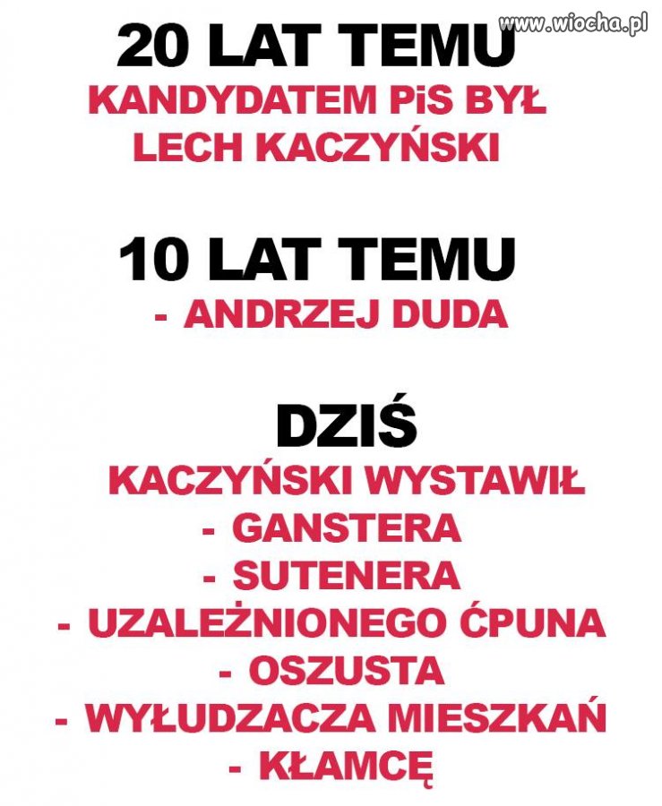 Popatrzcie jakich mieliście Prezydentów!