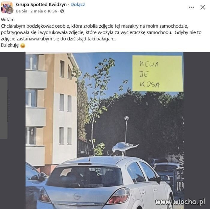Akcja gore na osiedlu