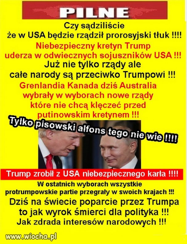 Donald Trump:  całują mnie po tyłku, dobijają się!