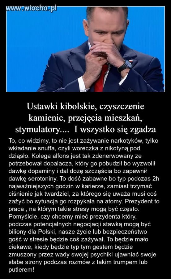 Stymulanty na wizji