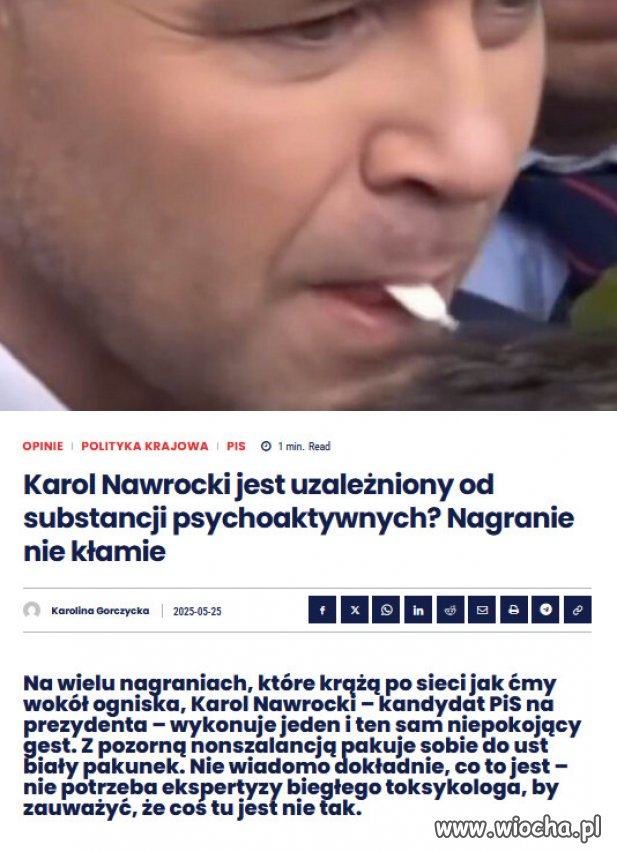 Jedni mówią o amfetaminie inni o syntetycznych narkotykach.