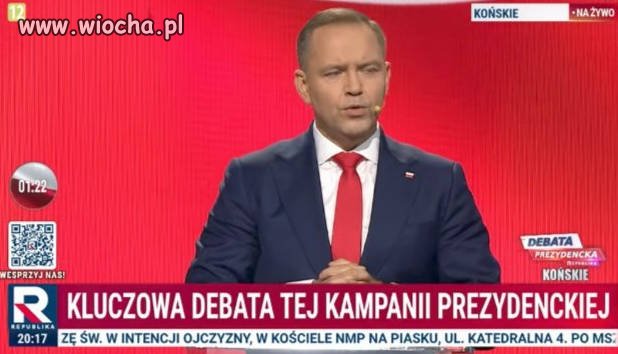 Debata w Końskich  sam na sam