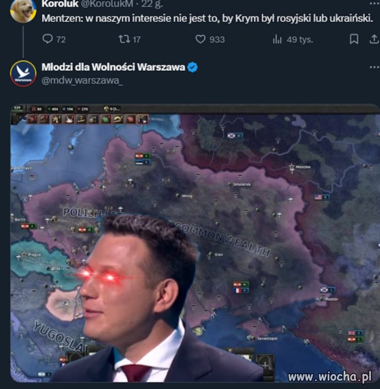 Według mnie słuchając co mówi i patrząc co robi 