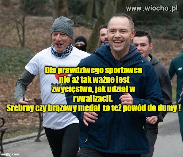 Życzę medalu brązowego,