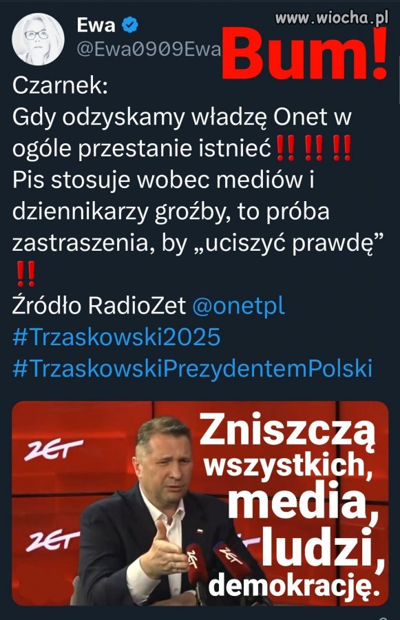 I to jest dla nas dowód, że pali im się dooopa, fantastycznie !