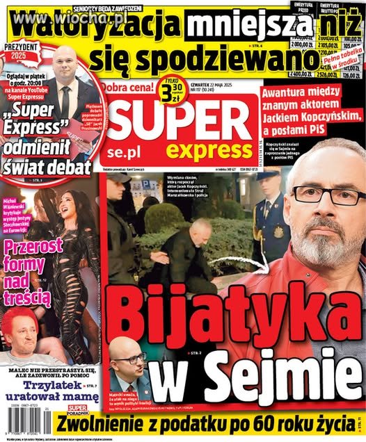 Bijatyka w sejmie.